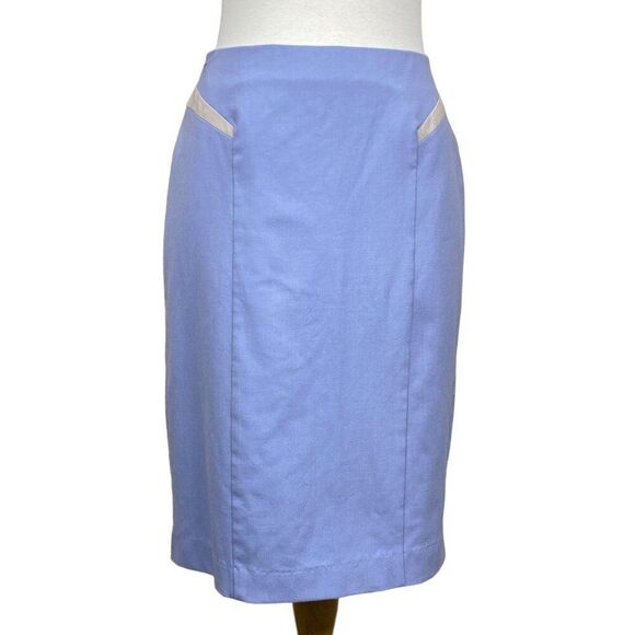 Jessica McClintock Suit Skirt Size 12 Blue - Picture 1 of 5